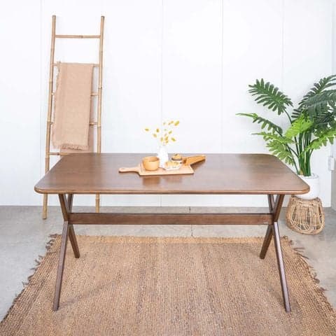 Bàn Ăn Gỗ Cao Su Tự Nhiên