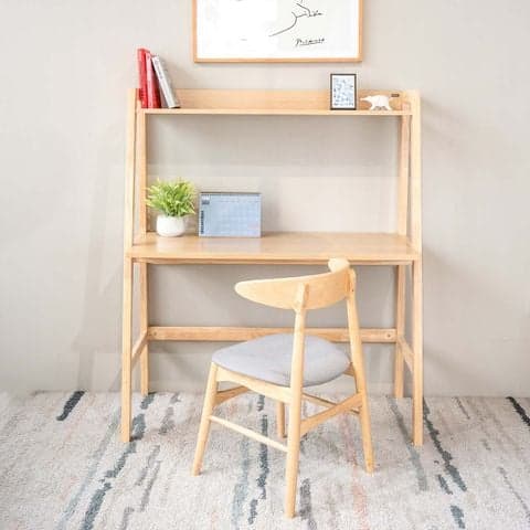 Bàn Làm Việc Gỗ Có Kệ