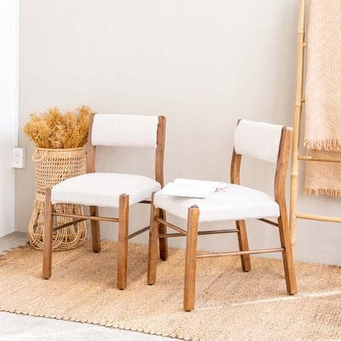 Ghế Ăn Gỗ Cao Su Tự Nhiên