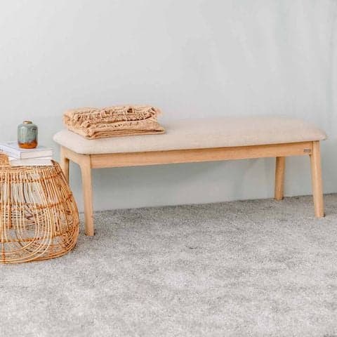 Ghế Băng Dài Gỗ Cao Su Tự nhiên