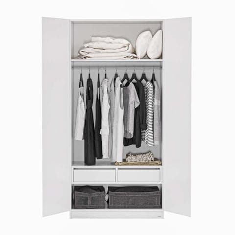 Tủ Quần Áo Gỗ 2 Cánh