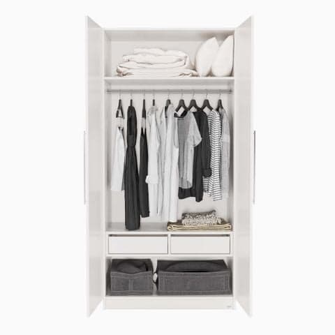 Tủ Quần Áo Gỗ 2 Cánh